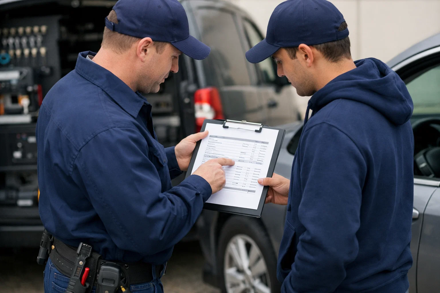 Mobile locksmith showing upfront auto key replacement pricing in Houston TX for Lost Car Keys Houston TX