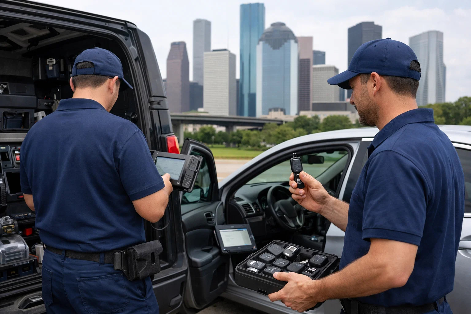 Transponder key replacement without original key in Houston TX by Lost Car Keys Houston TX